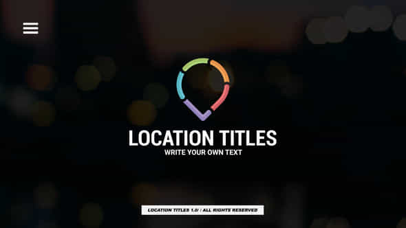 Location Names - VideoHive 43421051