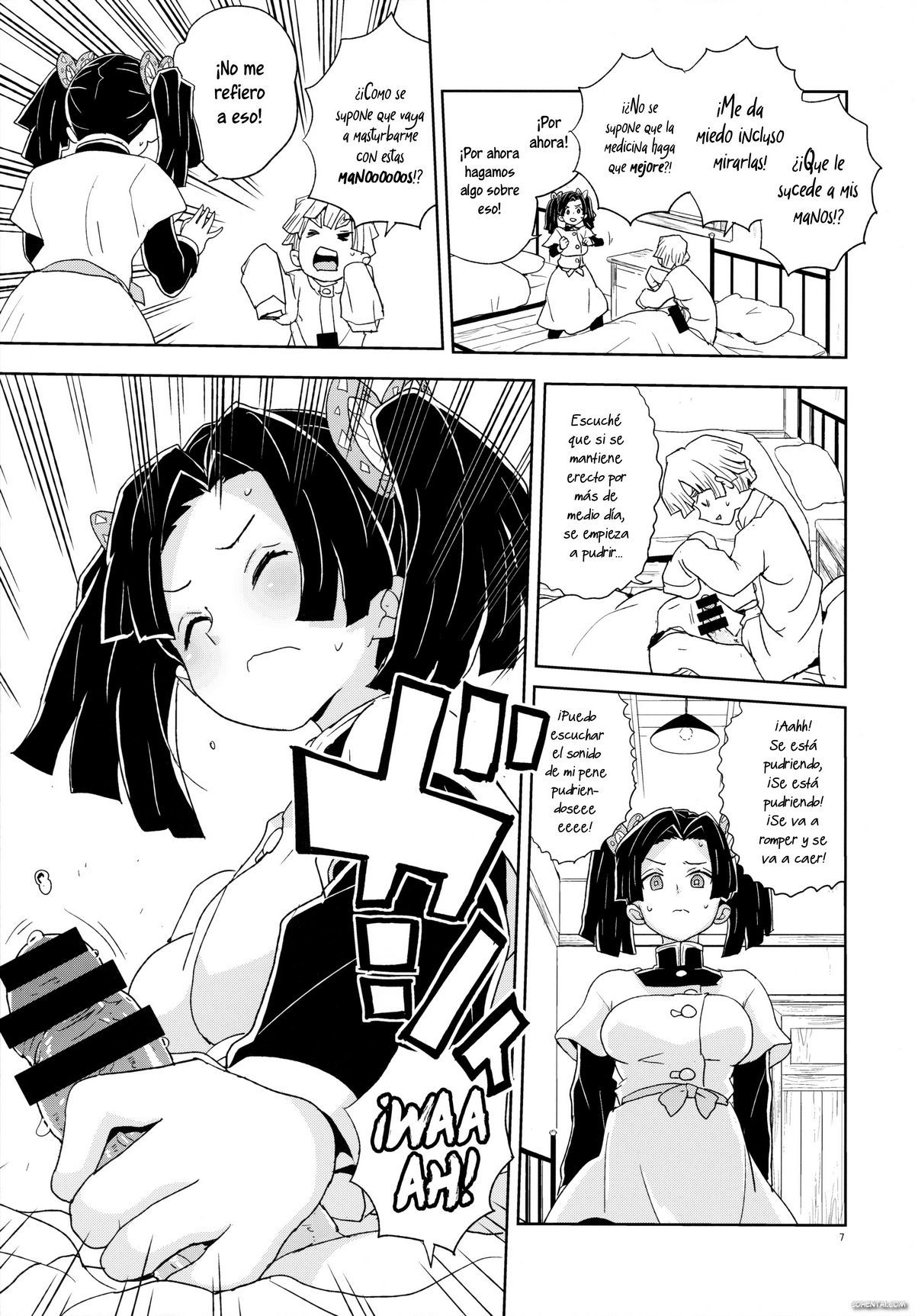 Aoi-chan Arigatou Itsumo Atatakai Kango o Shite Kurete… (Kimetsu no Yaiba) xxx comics manga porno doujin hentai español sexo 