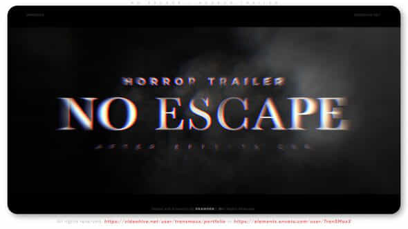 No Escape - - VideoHive 42098604