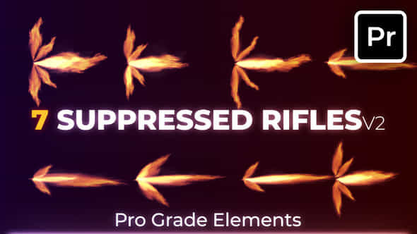 Silenced Rifle Muzzle - VideoHive 46416377