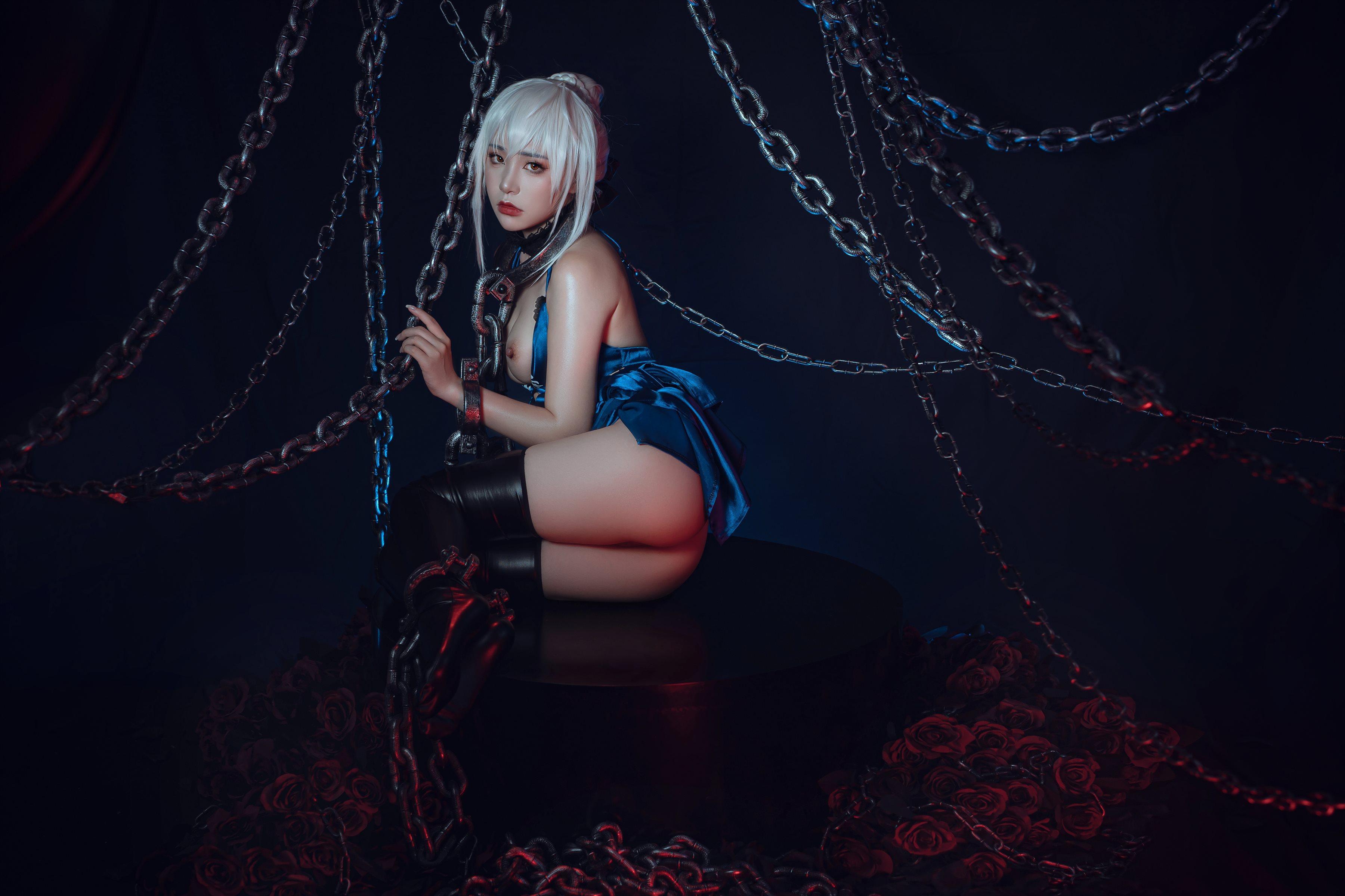 爆机少女喵小吉 Nekokoyoshi - 七月 Fate stay night 黑呆 - Saber Alter(70)