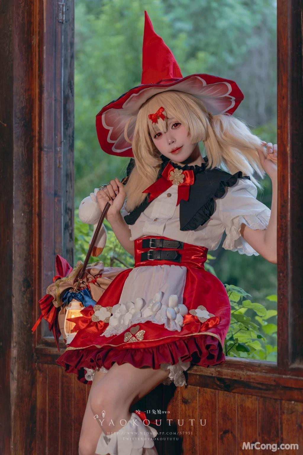 Coser@黏黏团子兔: 琪花星烛·可莉 可莉炸鱼舞 (66 photos )(9)