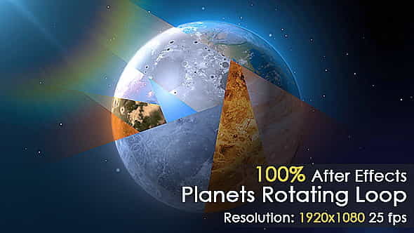 Planet Rotating - VideoHive 8871014