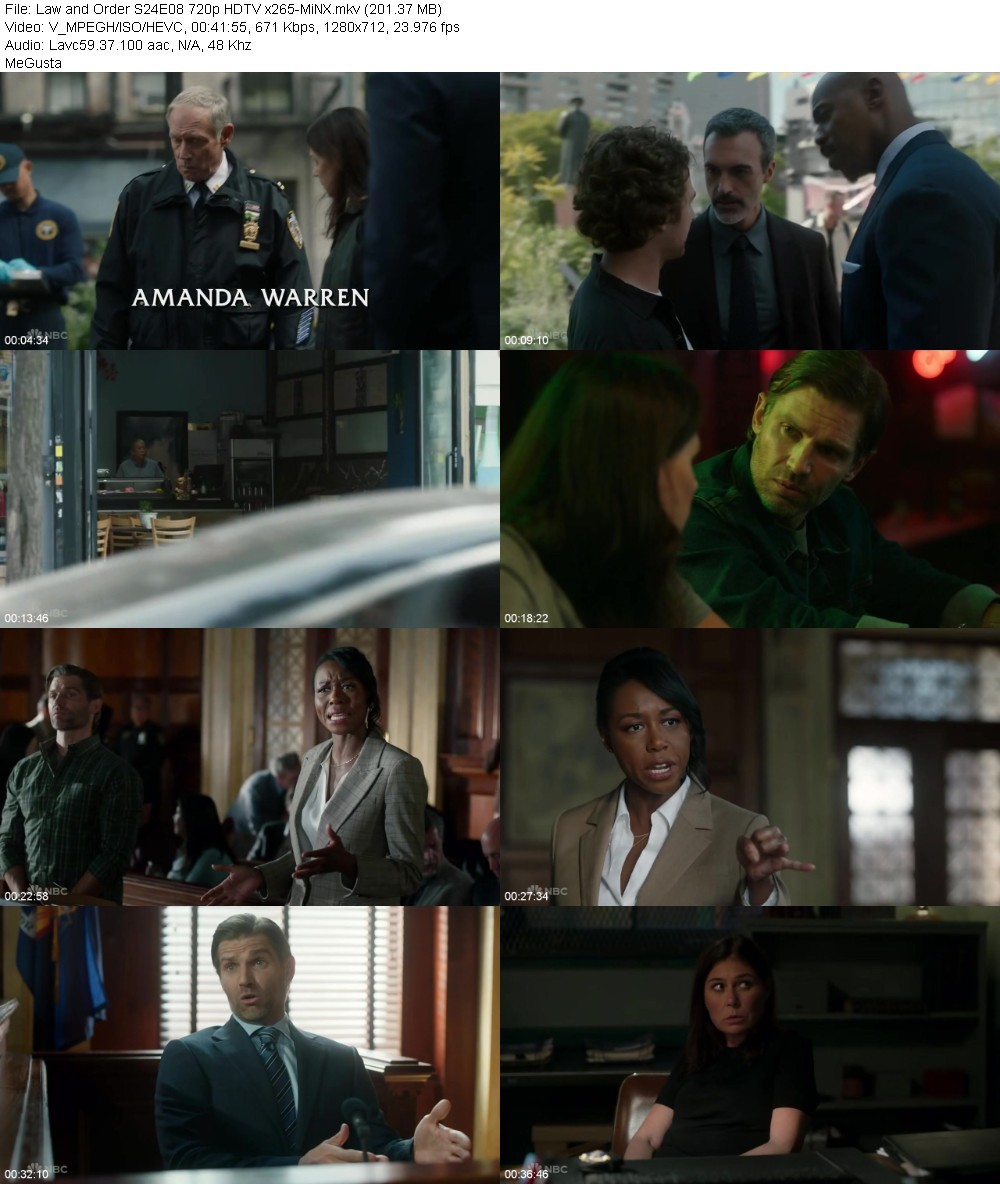 Law and Order S24E08 720p HDTV x265-MiNX