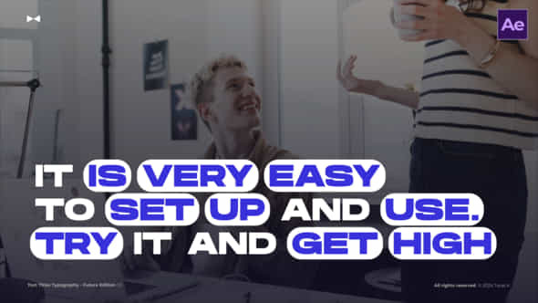 Text Titles Typography Ae - VideoHive 50162684