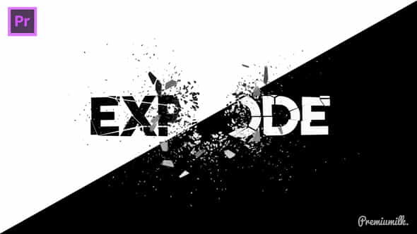 Explode Essential Graphics | Mogrt - VideoHive 22350757