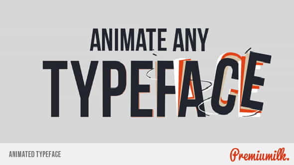 Animated Typeface - VideoHive 6659923