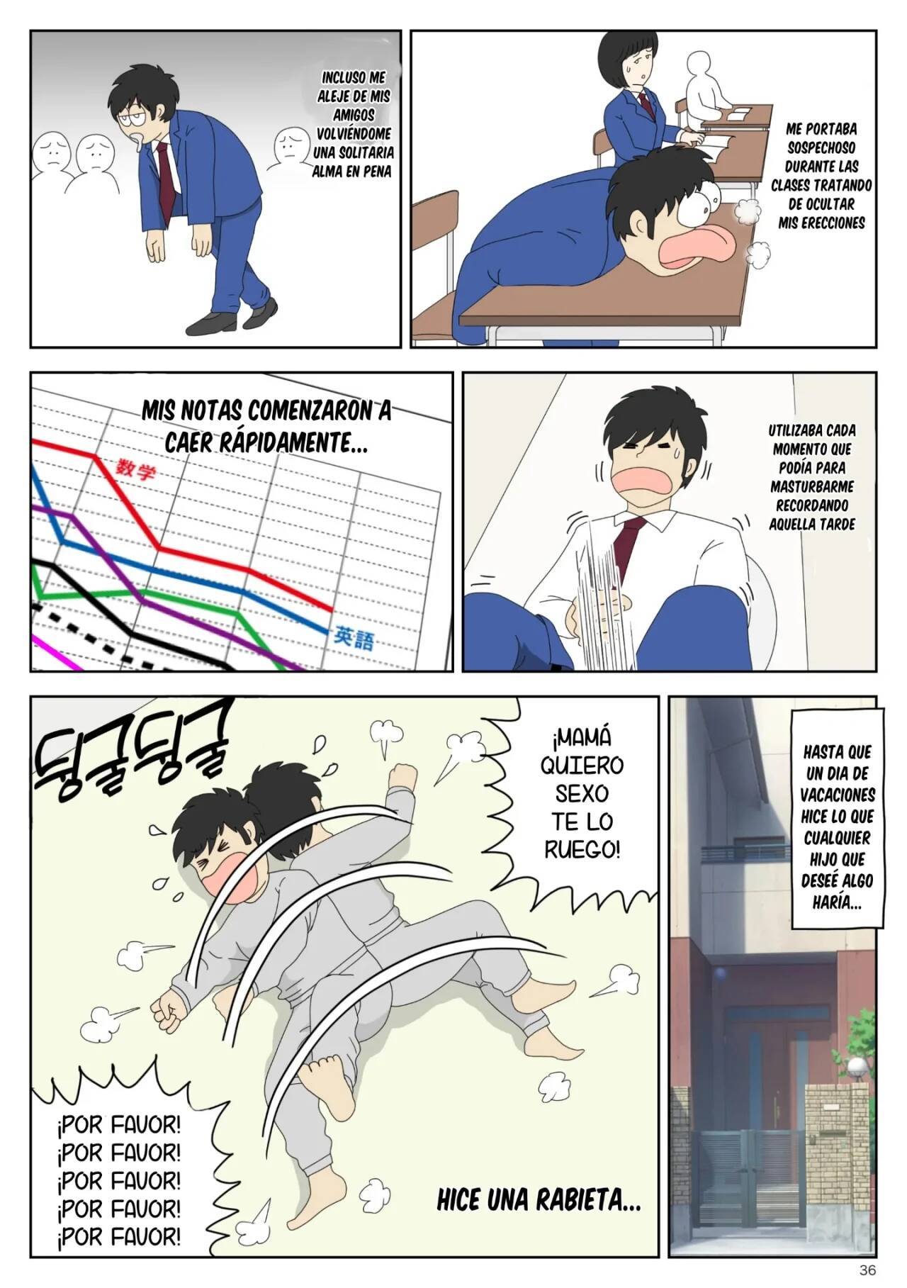[Mizuarai no kai] Onaneta Kaa-san 2  Mamá es mi material para masturbación 2 [Spanish] [Chompita]