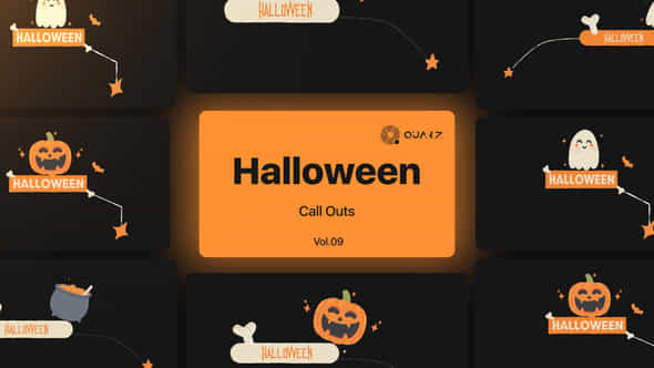 Halloween Call Outs - VideoHive 48290648