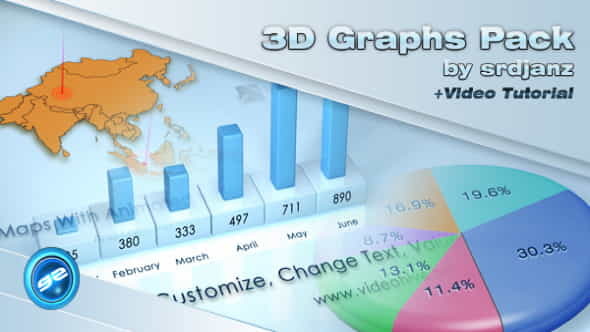 3D Graphs Pack - VideoHive 237077