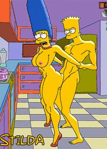 bart-and-marge-simpson-bustilda