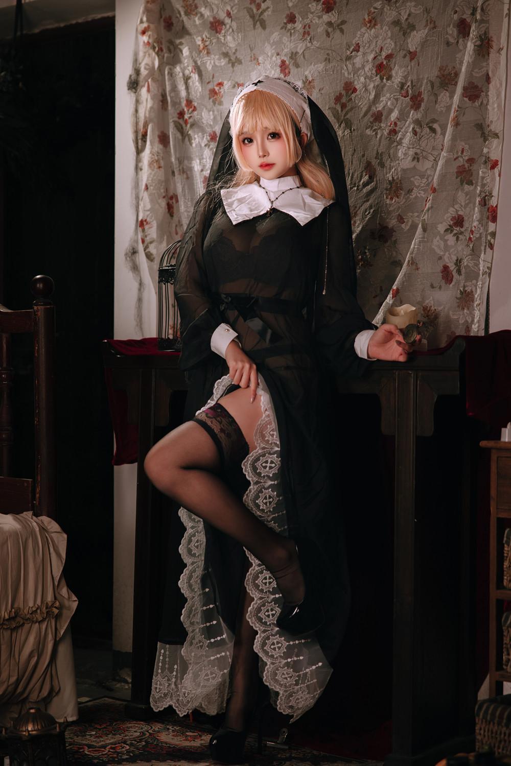 Cosplay Rinaijiao日奈娇 – 禁忌修女 Set.01(24)