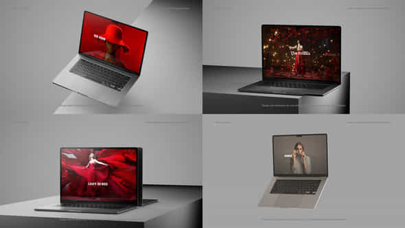 Laptop Mockup Web Promo - VideoHive 56583339