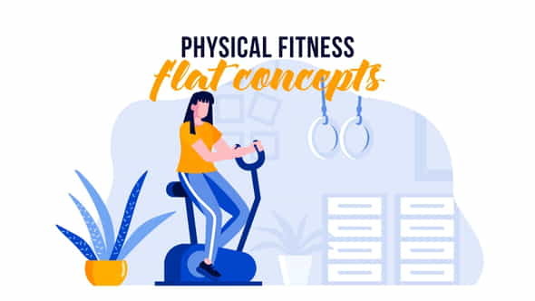 Physical Fitness - Flat Concept - VideoHive 31778012