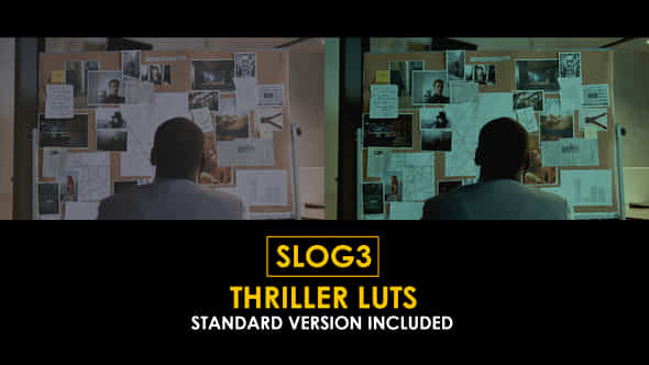 Slog3 Thriller And Standard Color Luts - VideoHive 50813392