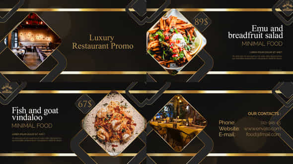 Luxury Restaurant Promo - VideoHive 42681494