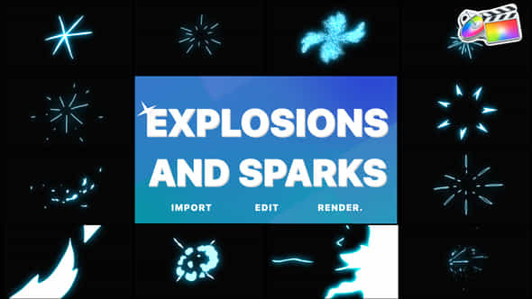 Explosions and Sparks - VideoHive 36600032