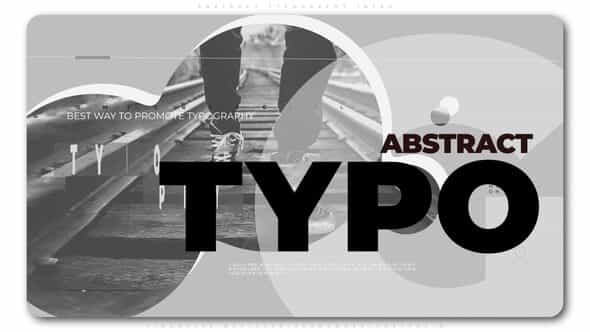 Abstract Typography Intro - VideoHive 25241798