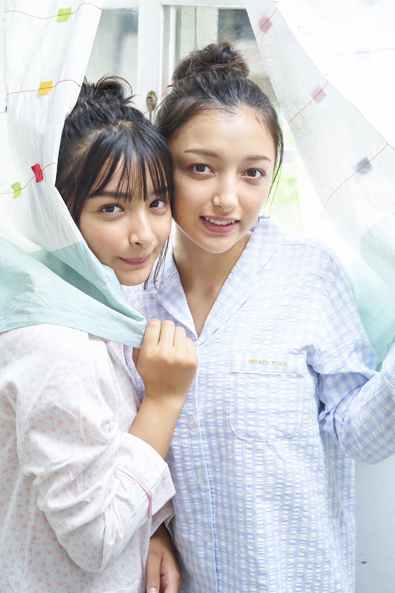 Erika エリカ, Marina マリナ, ヤンマガデジタル写真 「Eri－Mari エリマリ姉妹」 Set.03(3)
