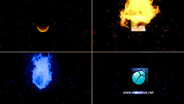 Sphere Fire Logo - VideoHive 12213462