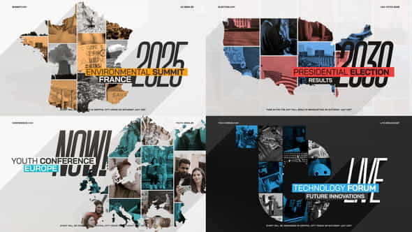 MAP Collage Logo Intro - VideoHive 31861013