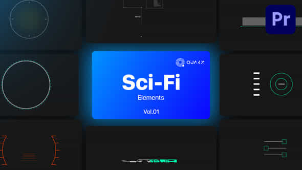 Sci-Fi UI Elements - VideoHive 46898335
