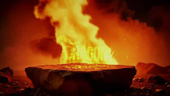 Epic Stone In Fire - VideoHive 58906449