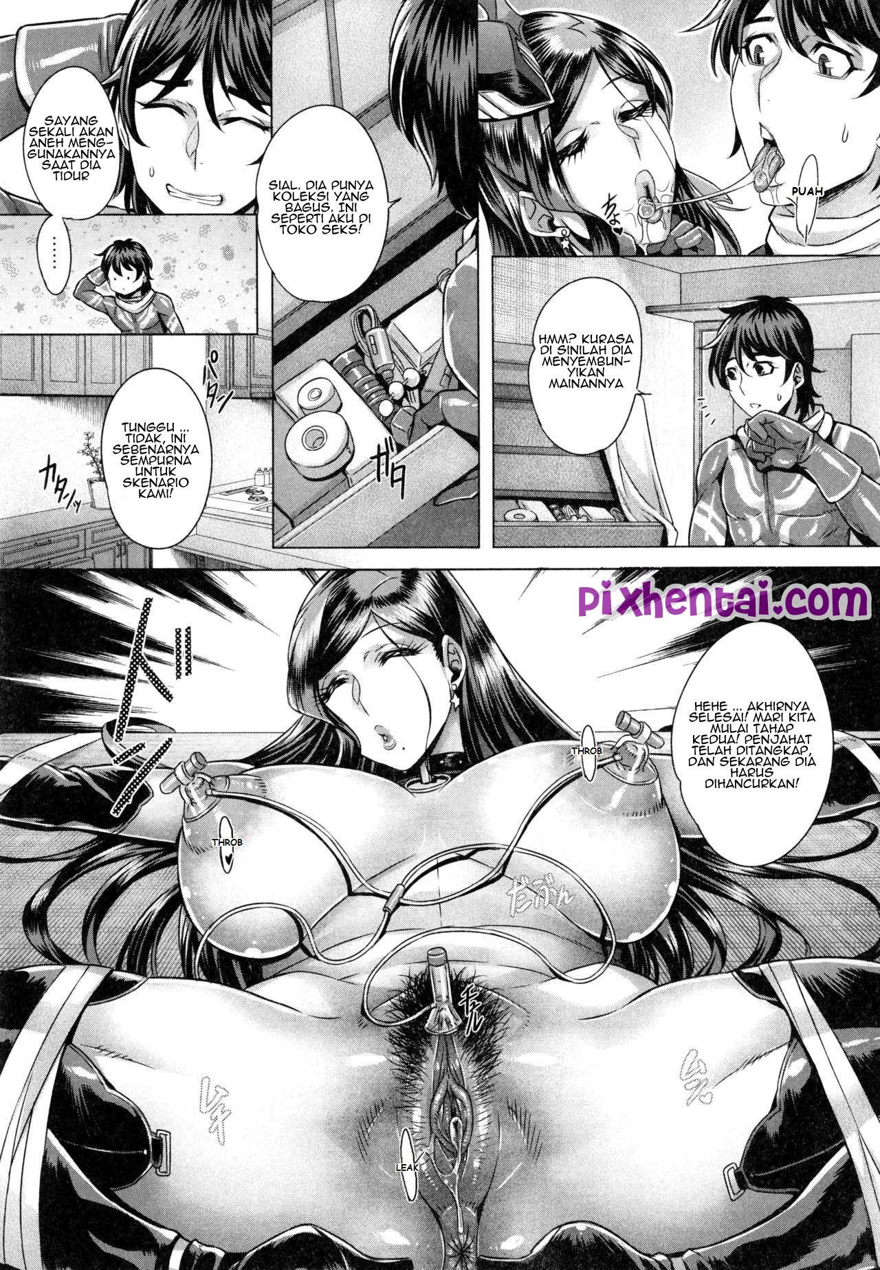 Komik Hentai Jyunyoku Kaihoku : Ibu Kos Gemuk Cosplay menjadi Superhero Sexy Manga XXX Porn Doujin Sex Bokep 11