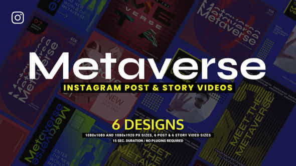 Metaverse Instagram Promotion - VideoHive 38706529