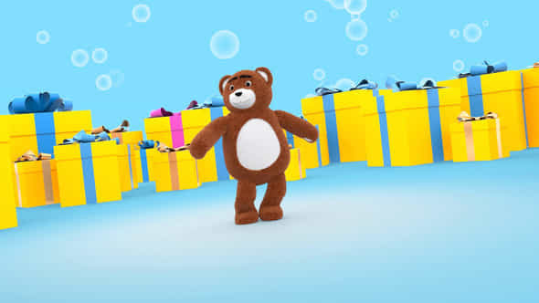 Teddy Bear Logo - VideoHive 32836876