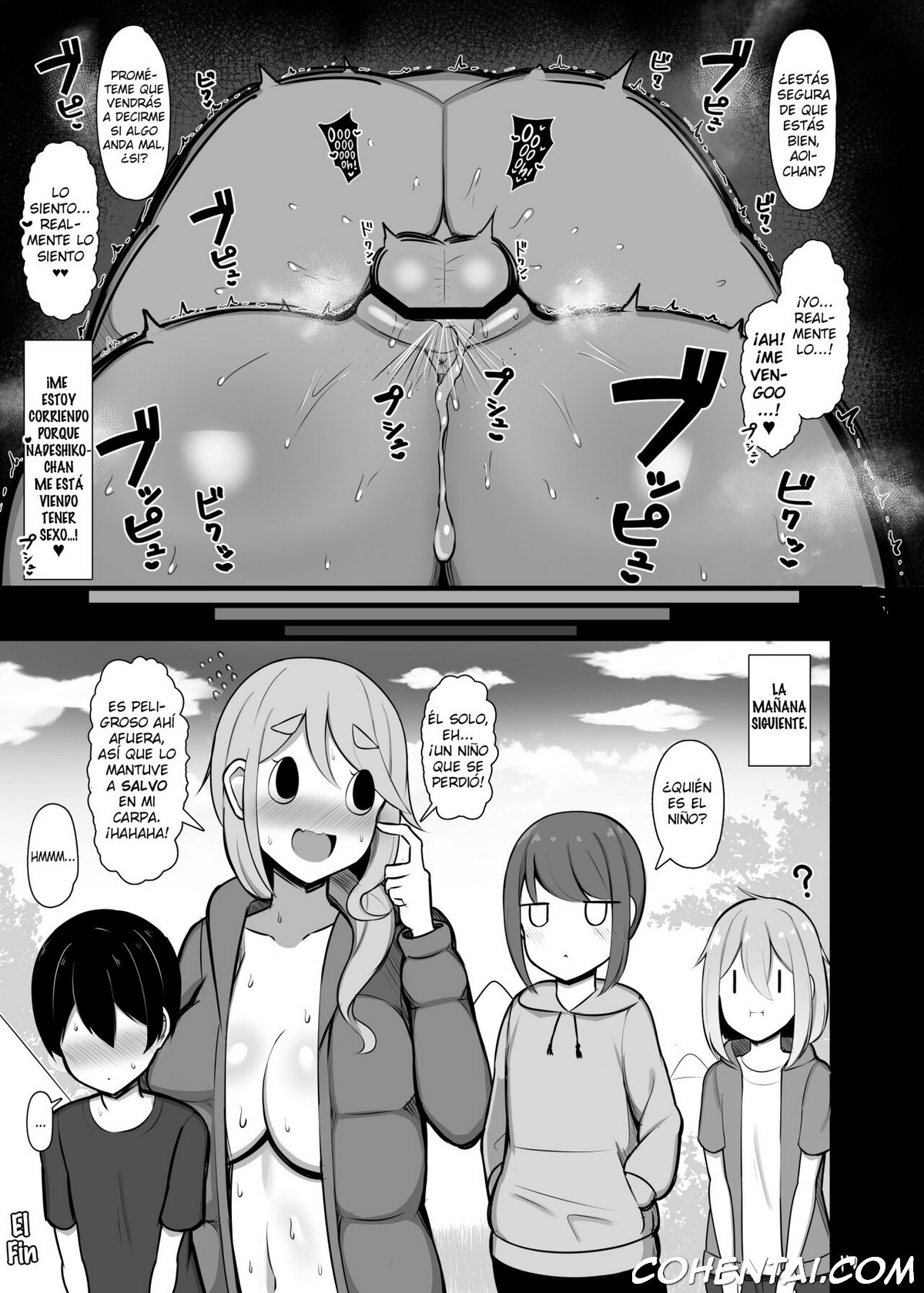 Boku to Sensei to Mure Tent (Yuru Camp) xxx comics manga porno doujin hentai español sexo Aoi Inuyama Yuru Camp | Laid-Back Camp