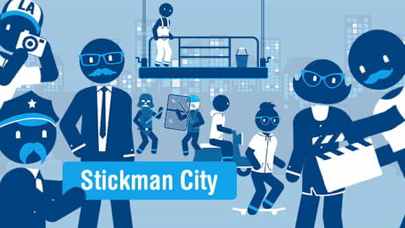Stickman City - Explainer Video - VideoHive 20299151