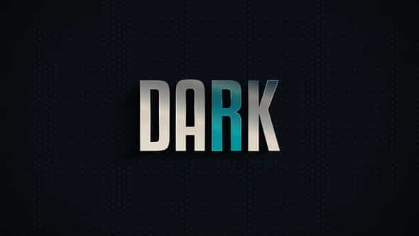 Dark Logo Reveal - VideoHive 31462261