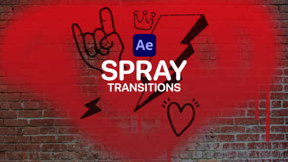 Spray Transitions - VideoHive 47519782