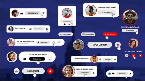 Youtube Subscribe - VideoHive 55892101