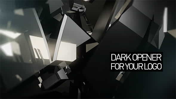 Dark Logo Opener - VideoHive 8364720