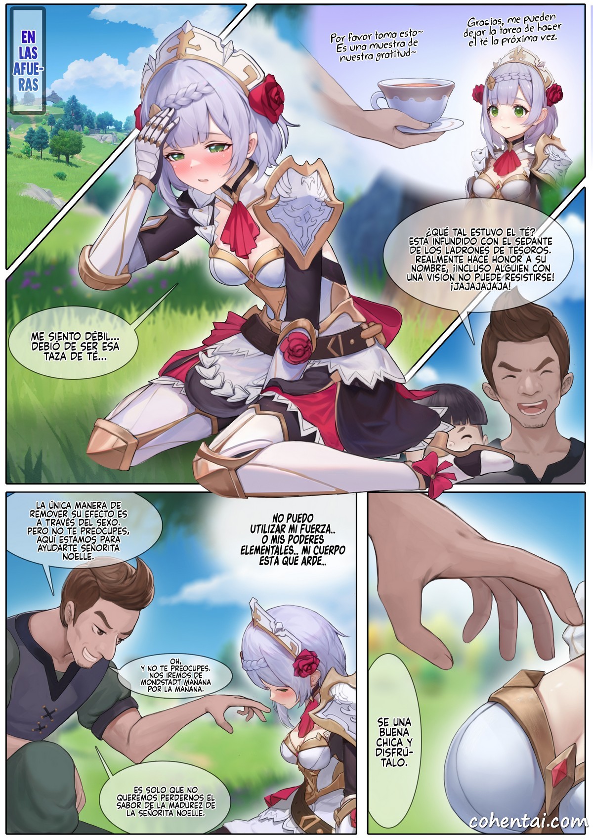 El Antídoto de Noelle (Genshin Impact) manga hentai xxx español