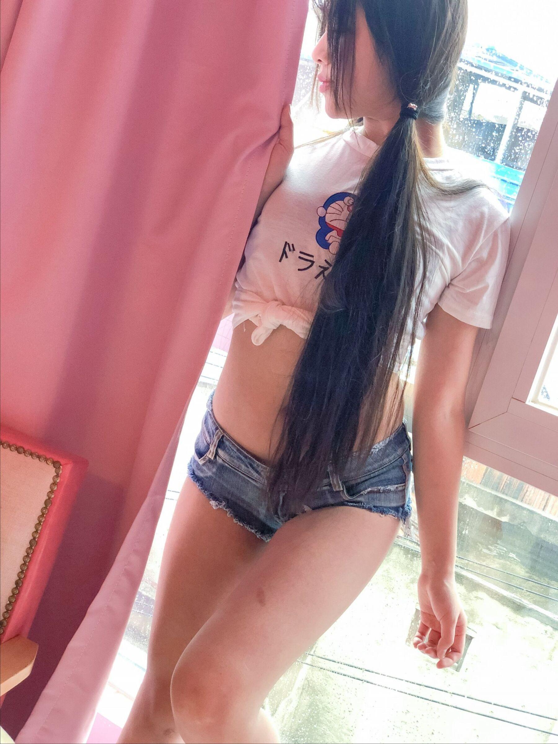 国模人体 是你的猫仙啊《窗前粉红少女》(21)