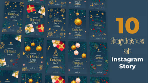 Christmas Sale Instagram - VideoHive 34576478