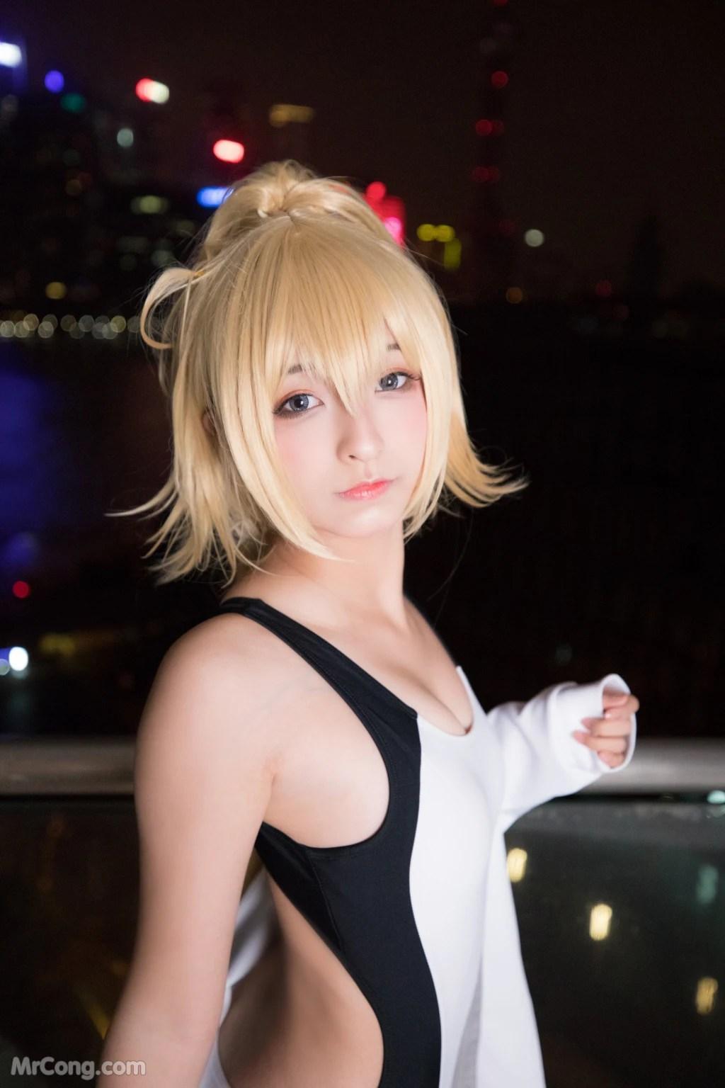 Coser@神楽坂真冬 Vol.036: 电子相册-白贞德《Swimingthedrea》(150 photos)(114)