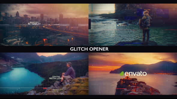 Glitch Opener - VideoHive 20314010