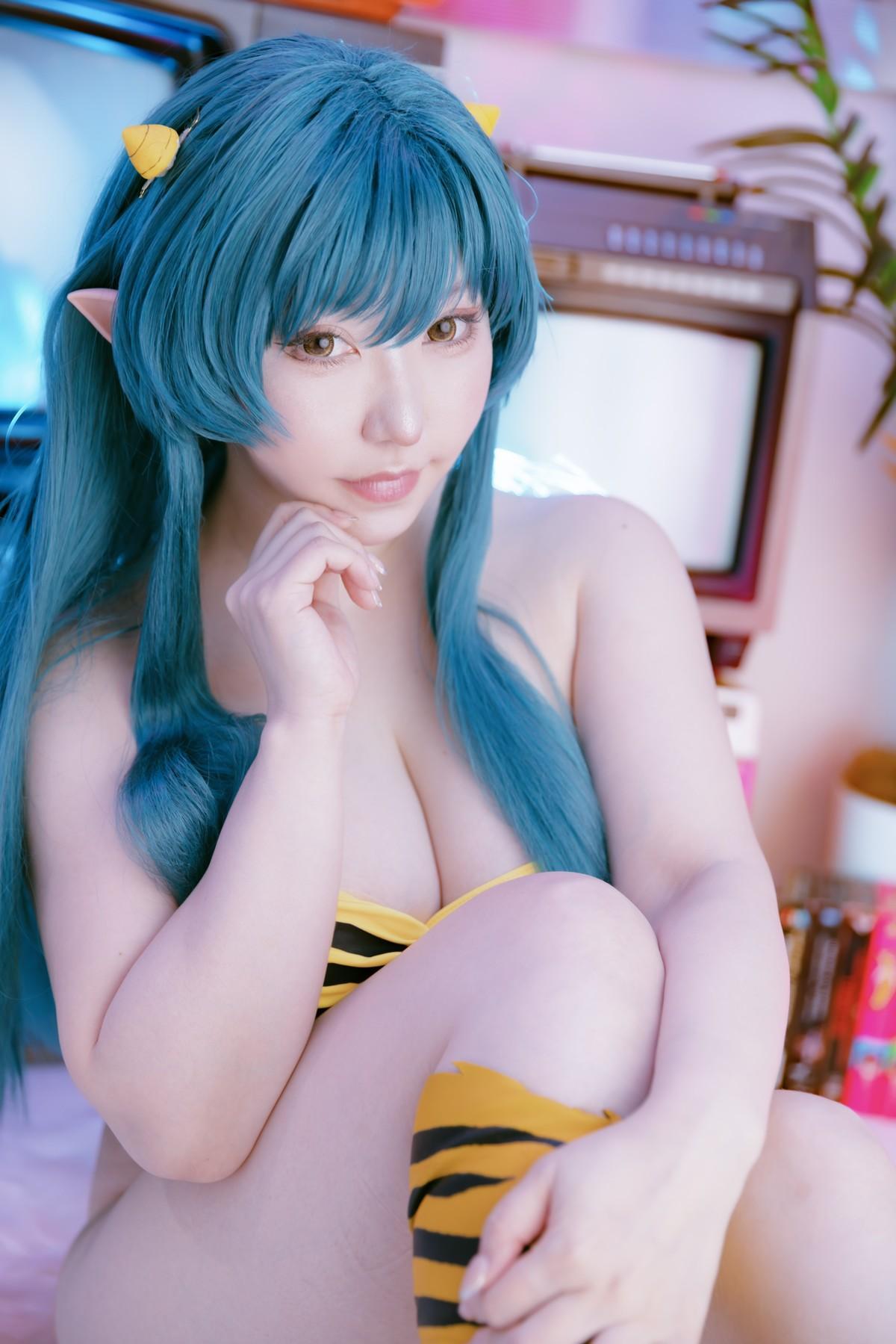 Cosplay SAKUサク Lum ラム うる星やつら Set.03(26)