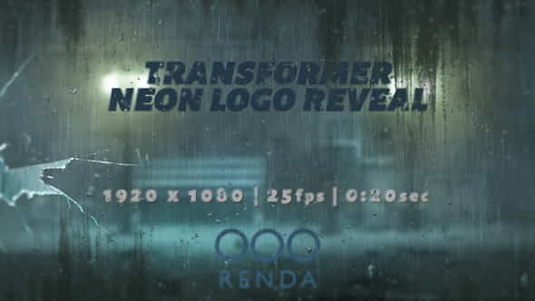 Transformer Neon Logo Reveal - VideoHive 22672156