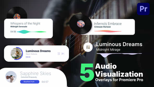 Audio Visualization Overlays - VideoHive 46161191