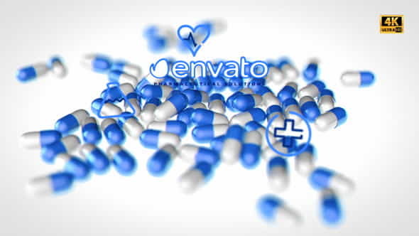 Medical Pills Background Projection - VideoHive 25564206