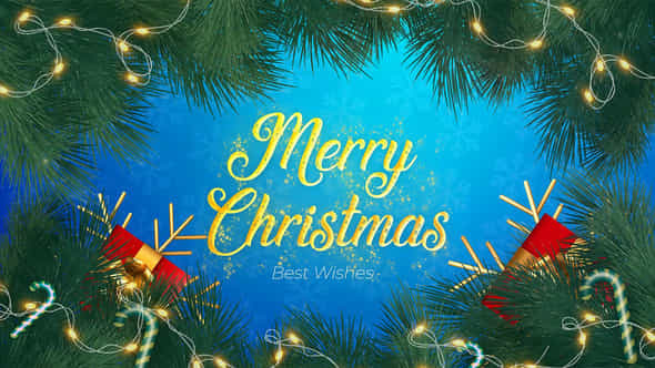 Merry Christmas Intro Mogrt Happy New Year Intro - VideoHive 49019471