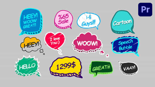 Speech Bubbles - VideoHive 31992097