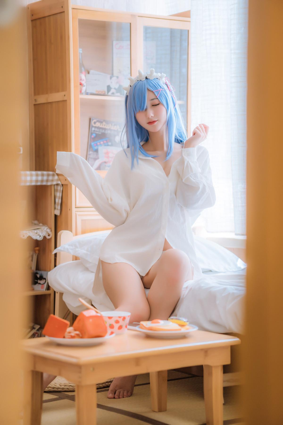 Cosplay 羽生三未图集 蕾姆(23)