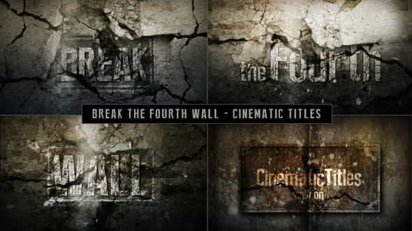 Cinematic Titles - Breaking The - VideoHive 4782056