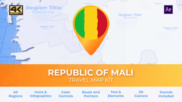 Mali Map - - VideoHive 39801159